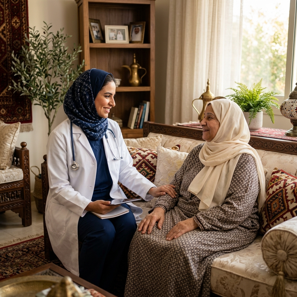 Licensed medical provider visiting home